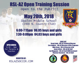RSL-AZ Open Training